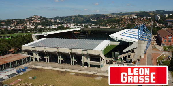 Suivi de chantier par drone du stade Geoffroy Guichard