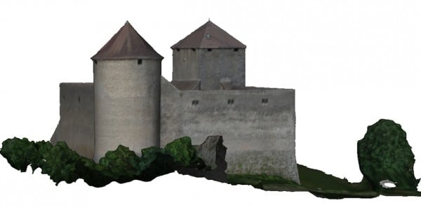 Modélisation 3D par drone du Château des Allymes