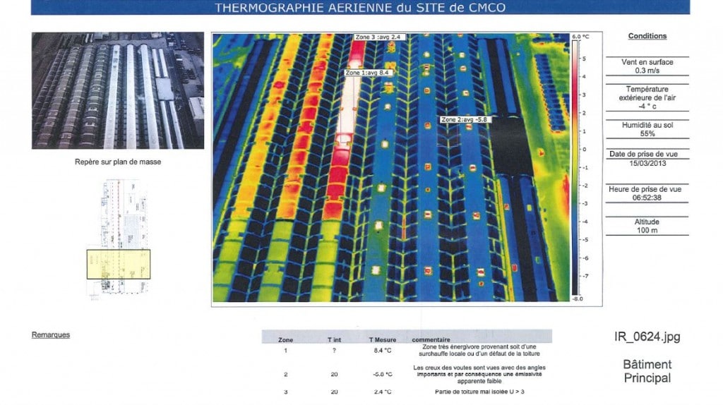 Rapport de thermographie aérienne par drone