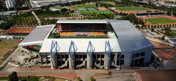 Photos aériennes du chantier du Stade Geoffroy-Guichard