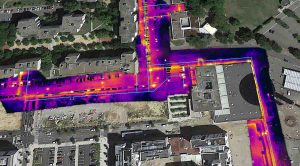 Orthophotographie par drone avec une caméra thermique