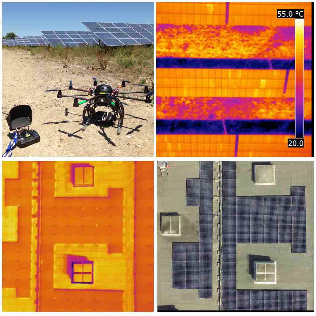 Inspection de centrale photovoltaïque par drone