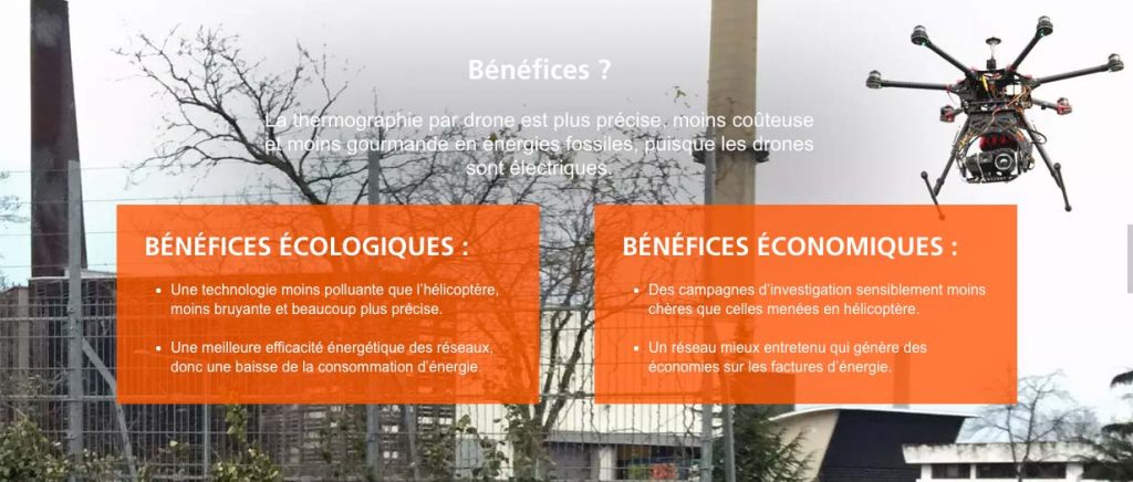 Bénéfice écologique et économique du drone