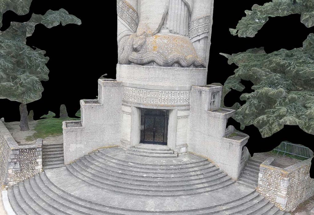 Modélisation 3d de monuments par drone