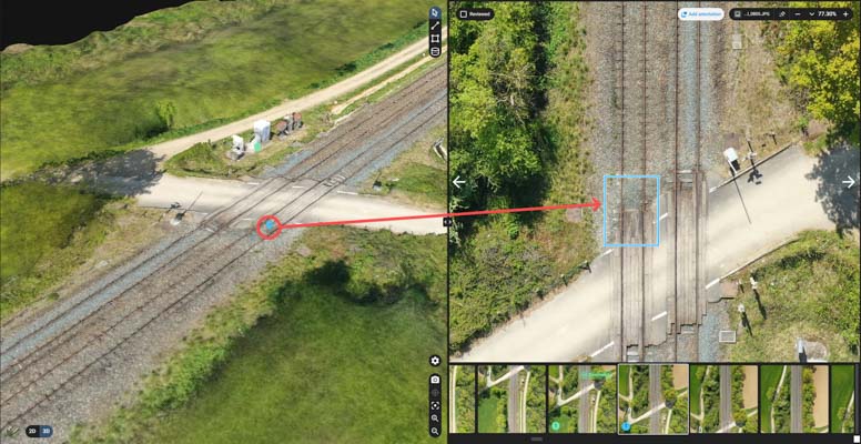 Exploitation d'une orthophotographie