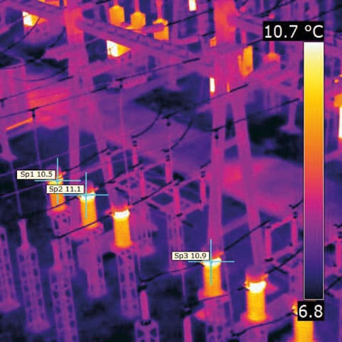 Inspection thermique, recherche d'anomalies thermiques
