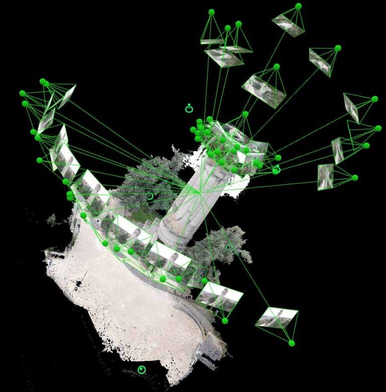 Fonctionnement des prises de vues par drone pour une modélisation 3D