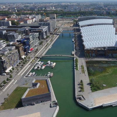 Urbanisme, aménagement du quartier de Confluence à Lyon