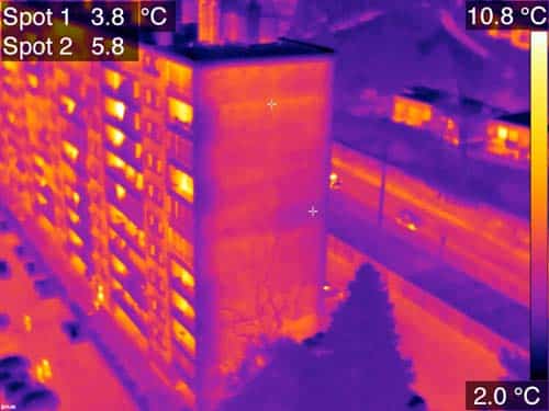 Audit thermique sur un bâtiment