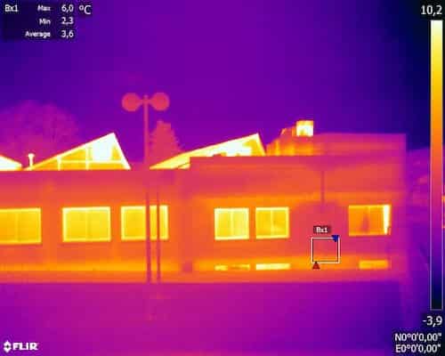 Thermogramme, recherche d'anomalie thermique pour économie d'énergie