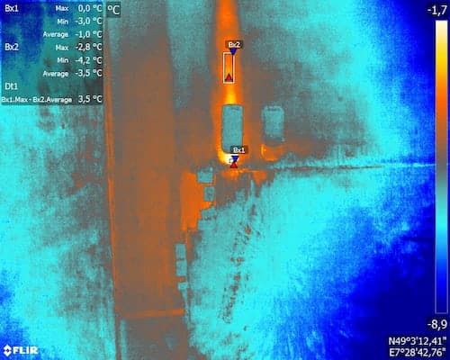 fuite-exploitant-reseau-chaleur Thermogramme pour exploitant de réseaux de chaleur