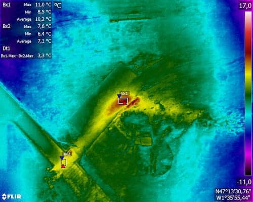 Thermogramme, inspection début de printemps