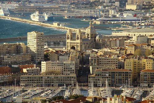 La ville et les toits de Marseille