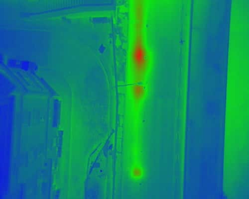 recherche-deperditions-thermique-nantes Thermogramme réseaux de chaleur, exemple pour Nantes