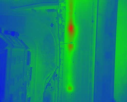 Thermogramme réseaux de chaleur, exemple pour Nantes