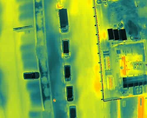 Technique avancées dans la detection des fuites : thermogramme