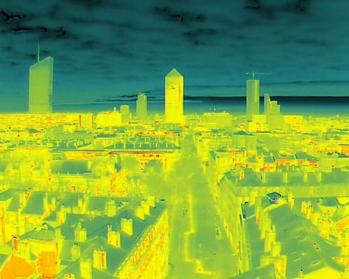 thermo, vue globale ville de Lyon