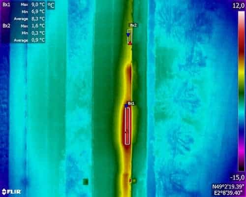 thermogramme resaux : détection précoce des anomalies