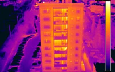 Localisation de fuite par drone sur les bâtiments pour faire l’état des lieux des déperditions énergétiques