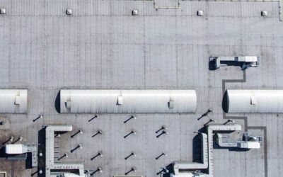 Localisation de fuites sur les toitures des bâtiments commerciaux grâce au drone thermique