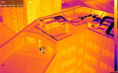 Détection de fuites par drone sur les bâtiments pour les entreprises de rénovation énergétique